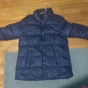 Navy blue old navy women’s m puffer